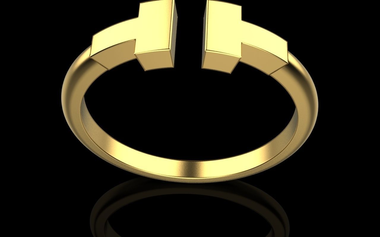 Tiffany ring 3D print model_90