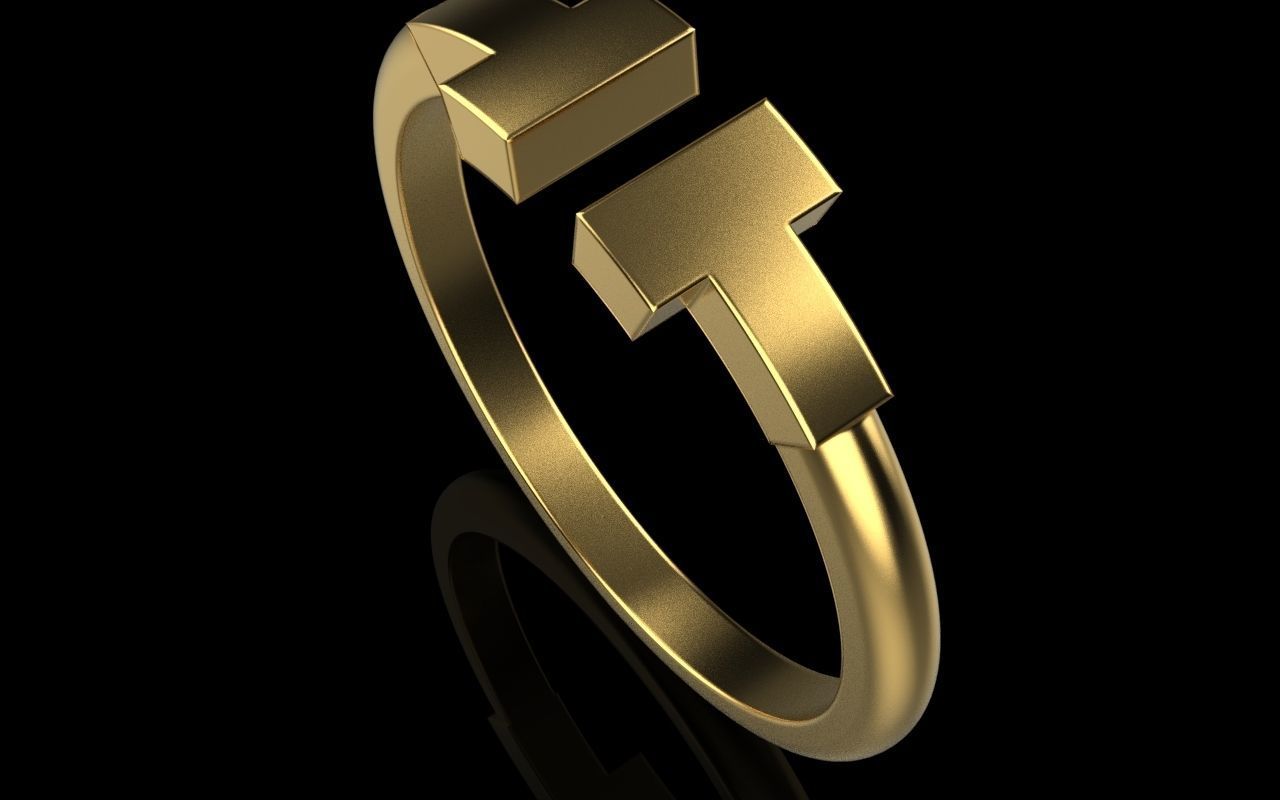 Tiffany ring 3D print model_72