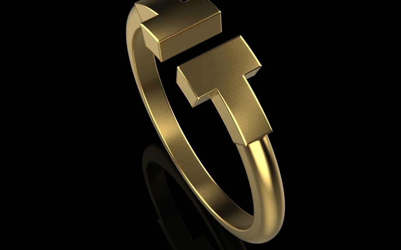 Tiffany ring 3D print model_70