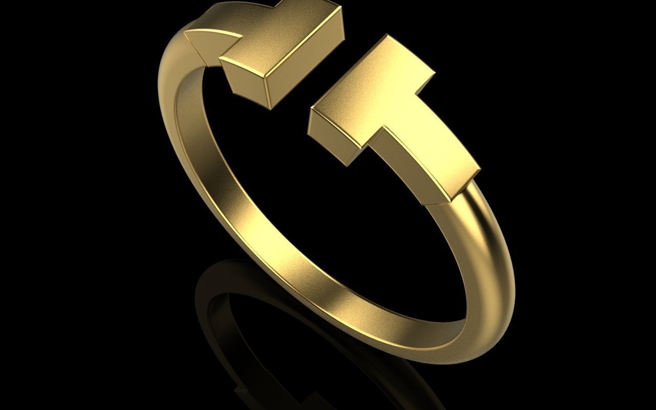 Tiffany ring 3D print model_77