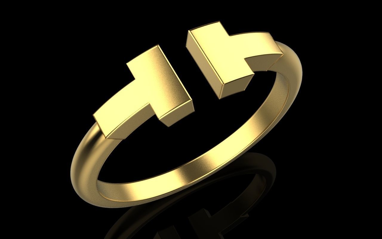 Tiffany ring 3D print model_48