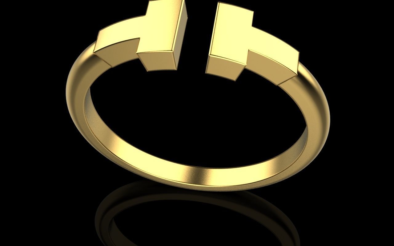 Tiffany ring 3D print model_88