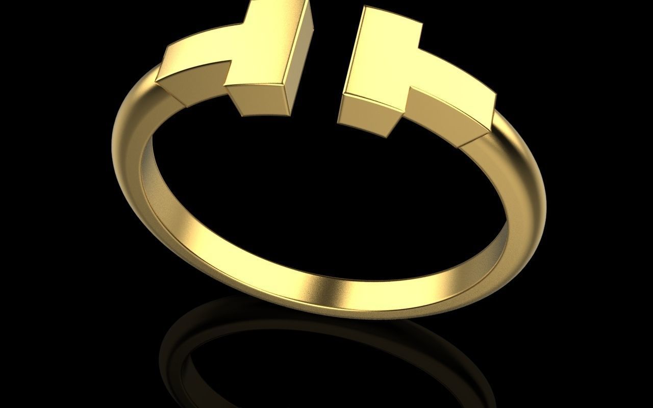 Tiffany ring 3D print model_87