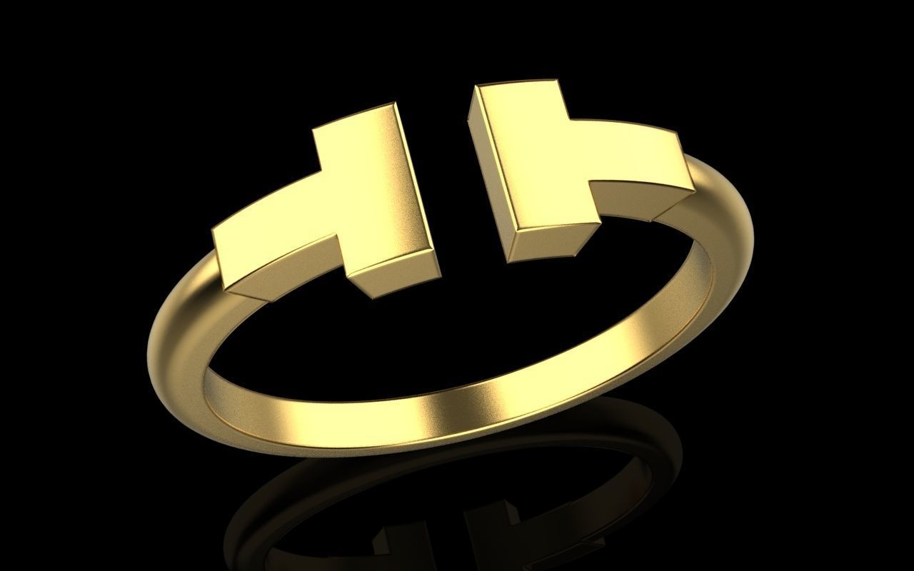 Tiffany ring 3D print model_41