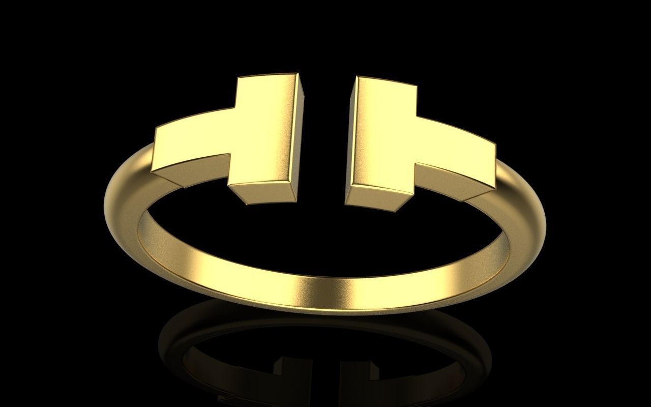 Tiffany ring 3D print model_33