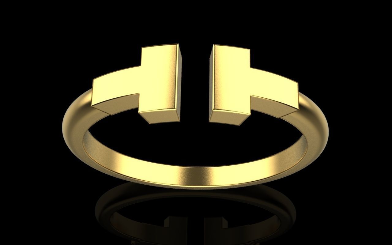Tiffany ring 3D print model_34