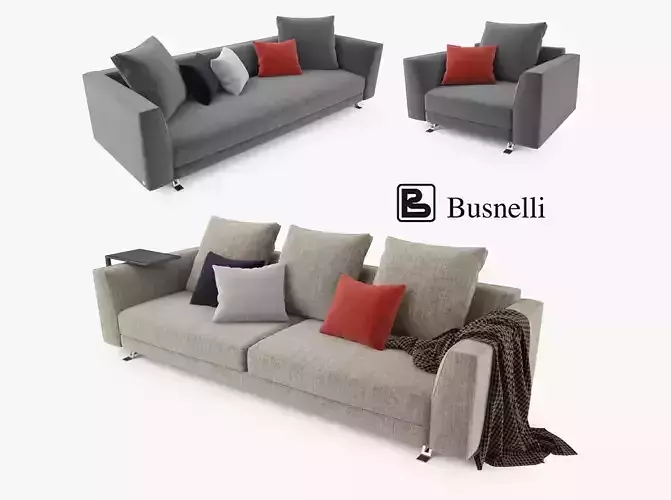 Busnelli Burton Sofa Collection 3D model