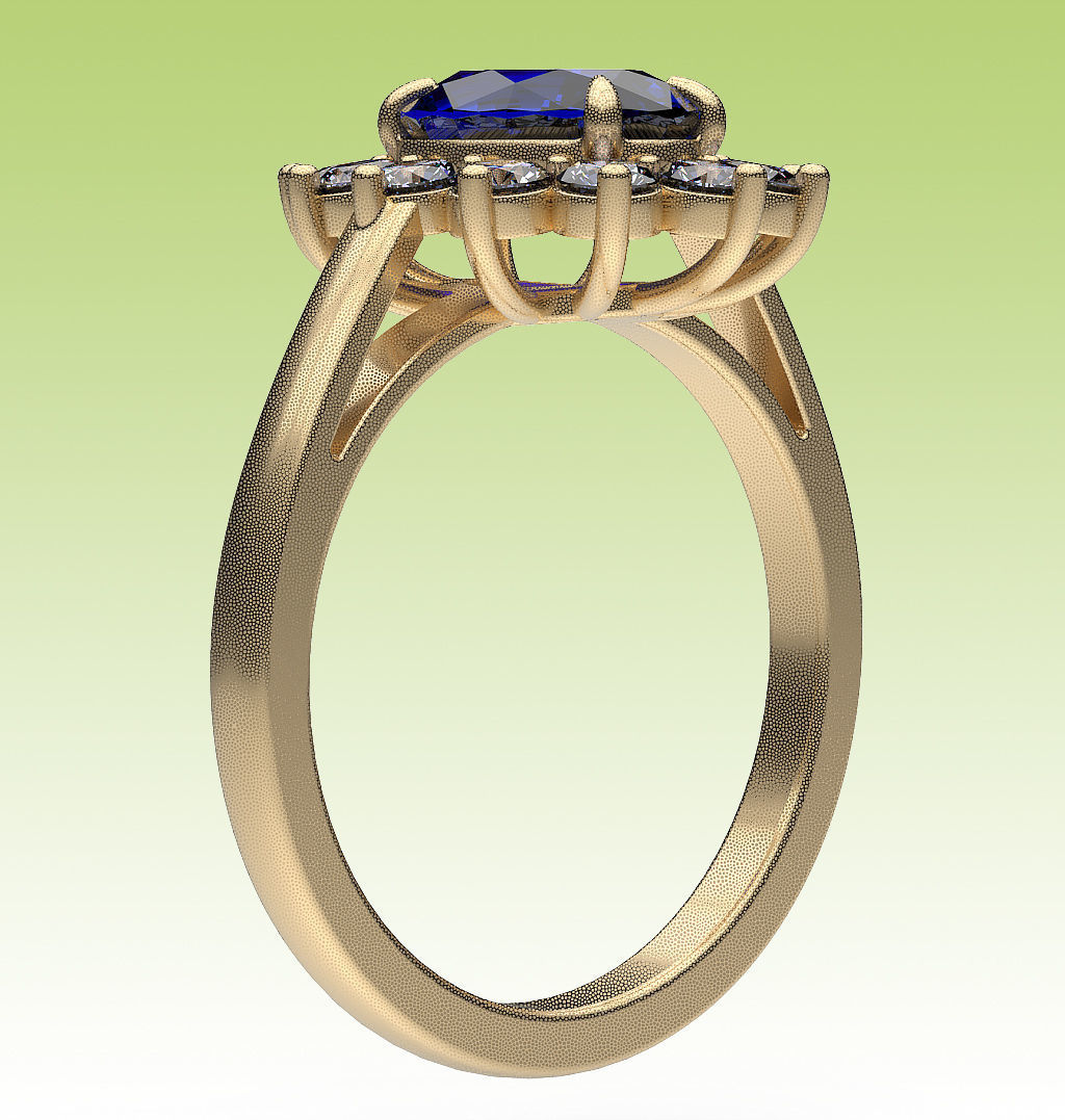 Ring Diana 3D print model_4