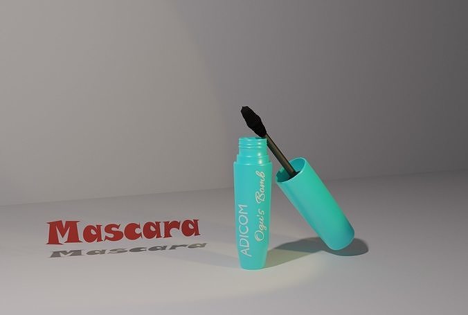 Mascara makeup 3D model Free 3D model