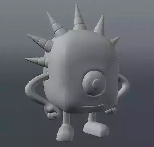 Monster Freepik Free 3D print model