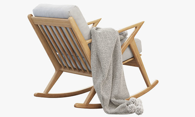 Joybird Soto Rocking Chair 3 options 3D model 6