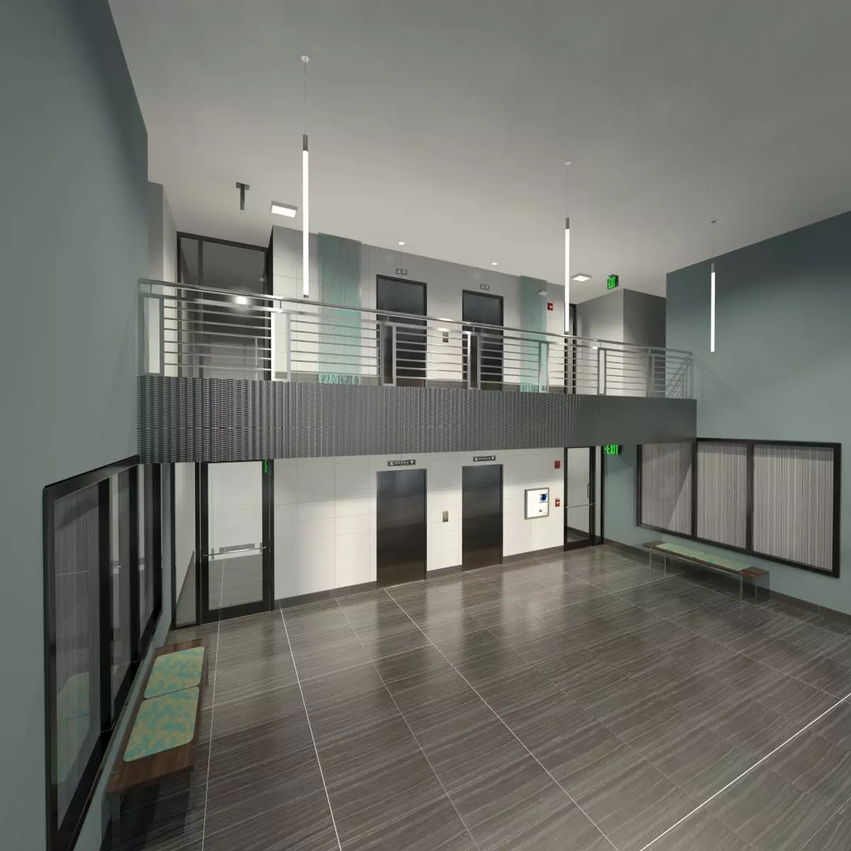 Lobby - Entry Interior 3D model