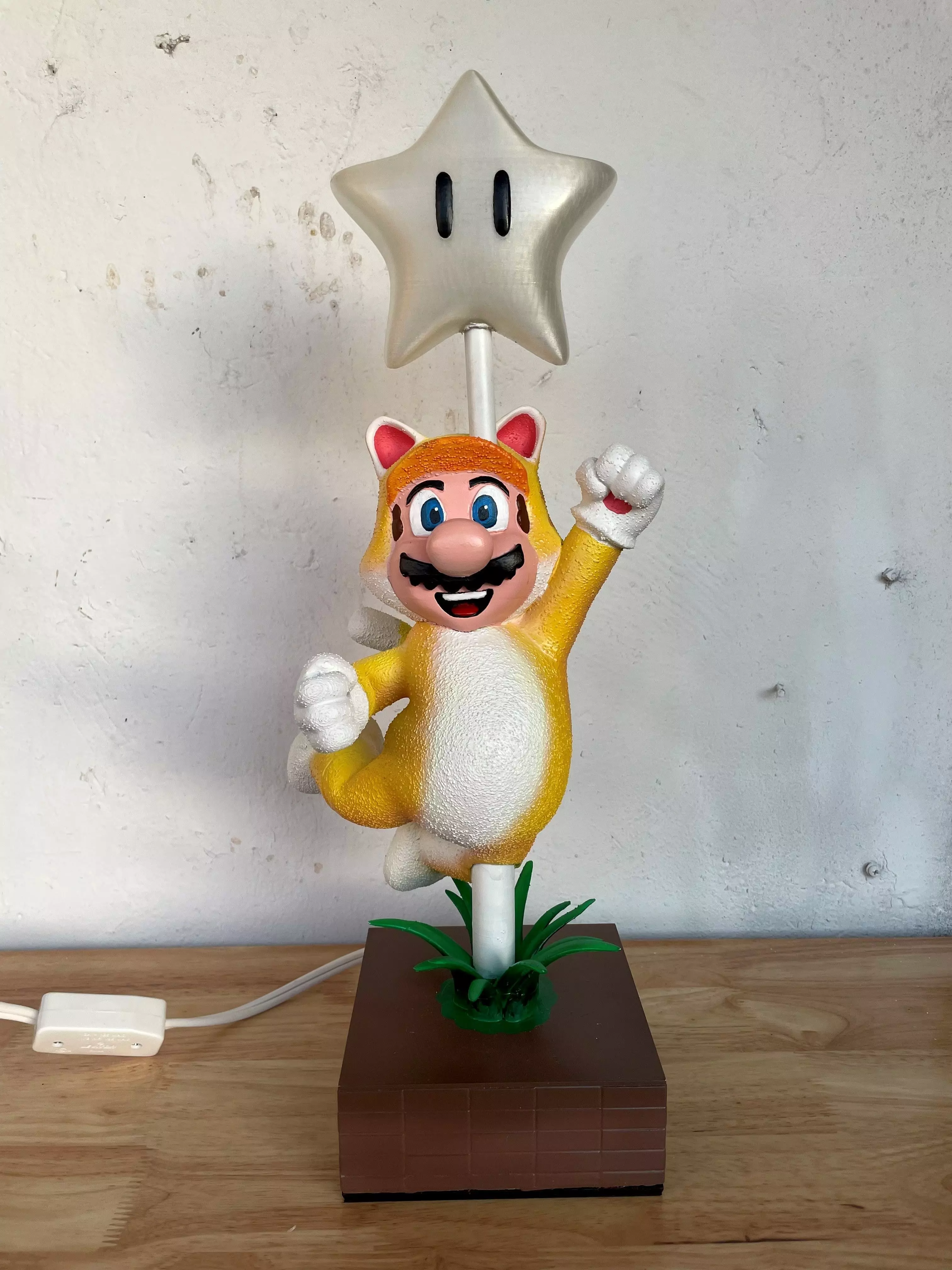 Cat Mario 3d printing model for lamp 3D print model_0