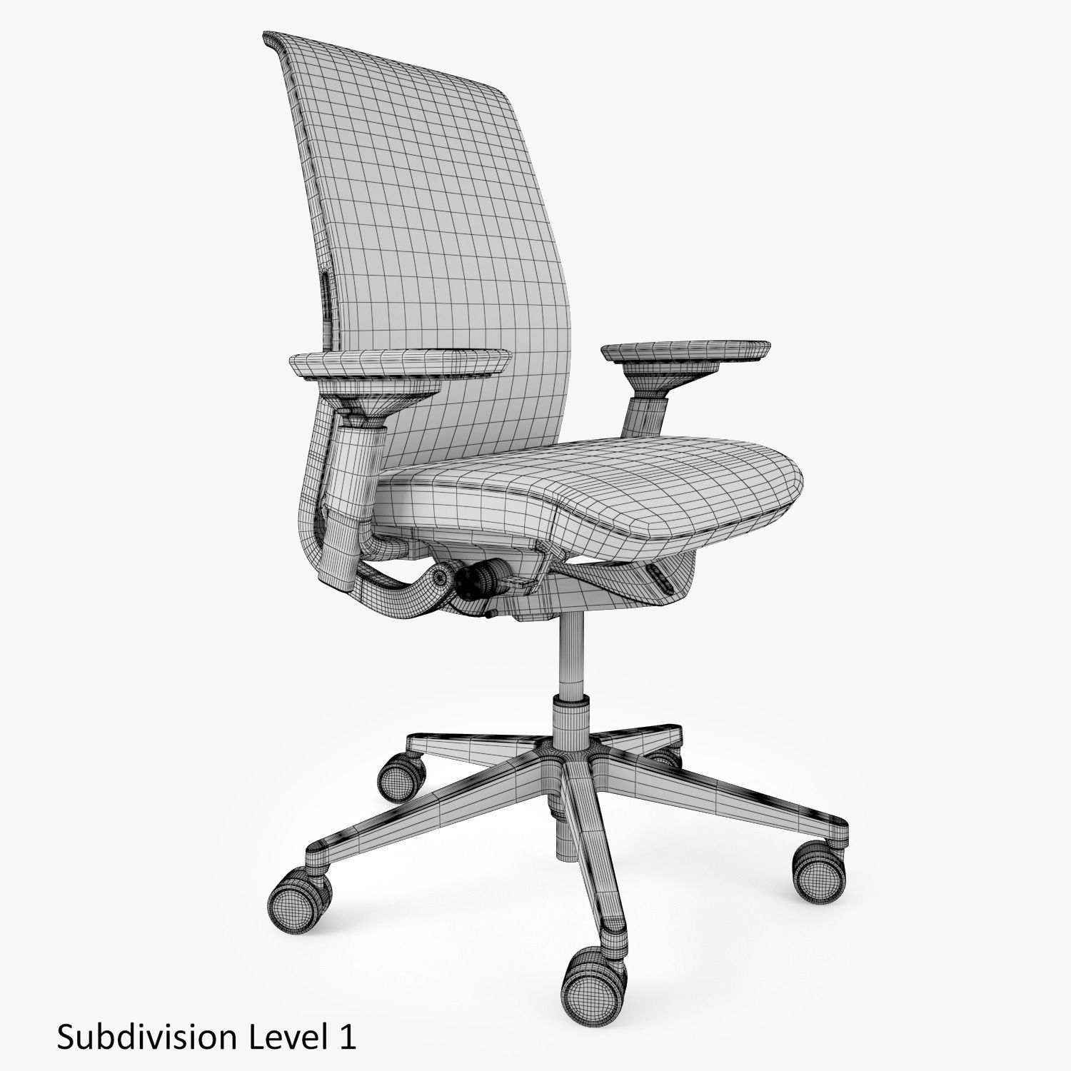 Steelcase Think Office Chair 3D model_15