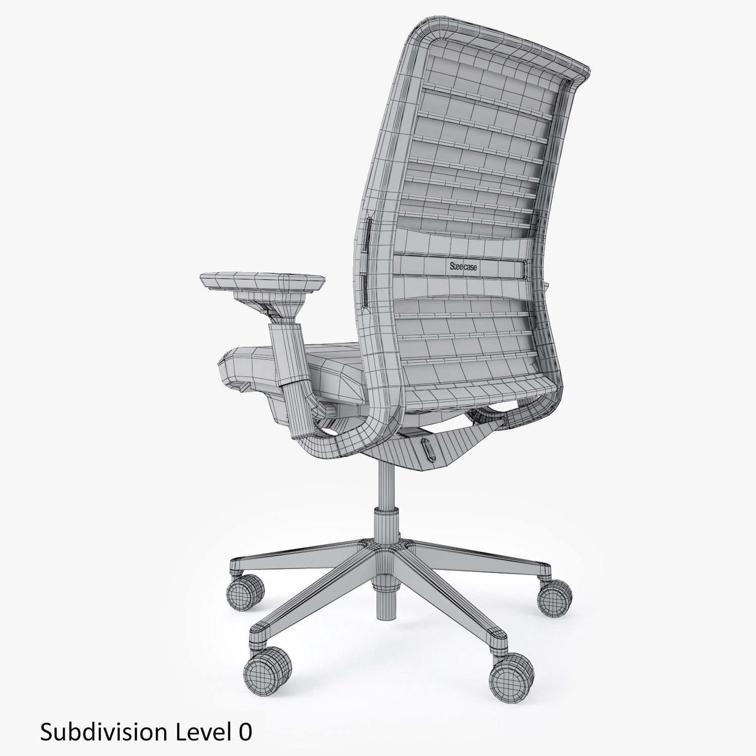 Steelcase Think Office Chair 3D model_16