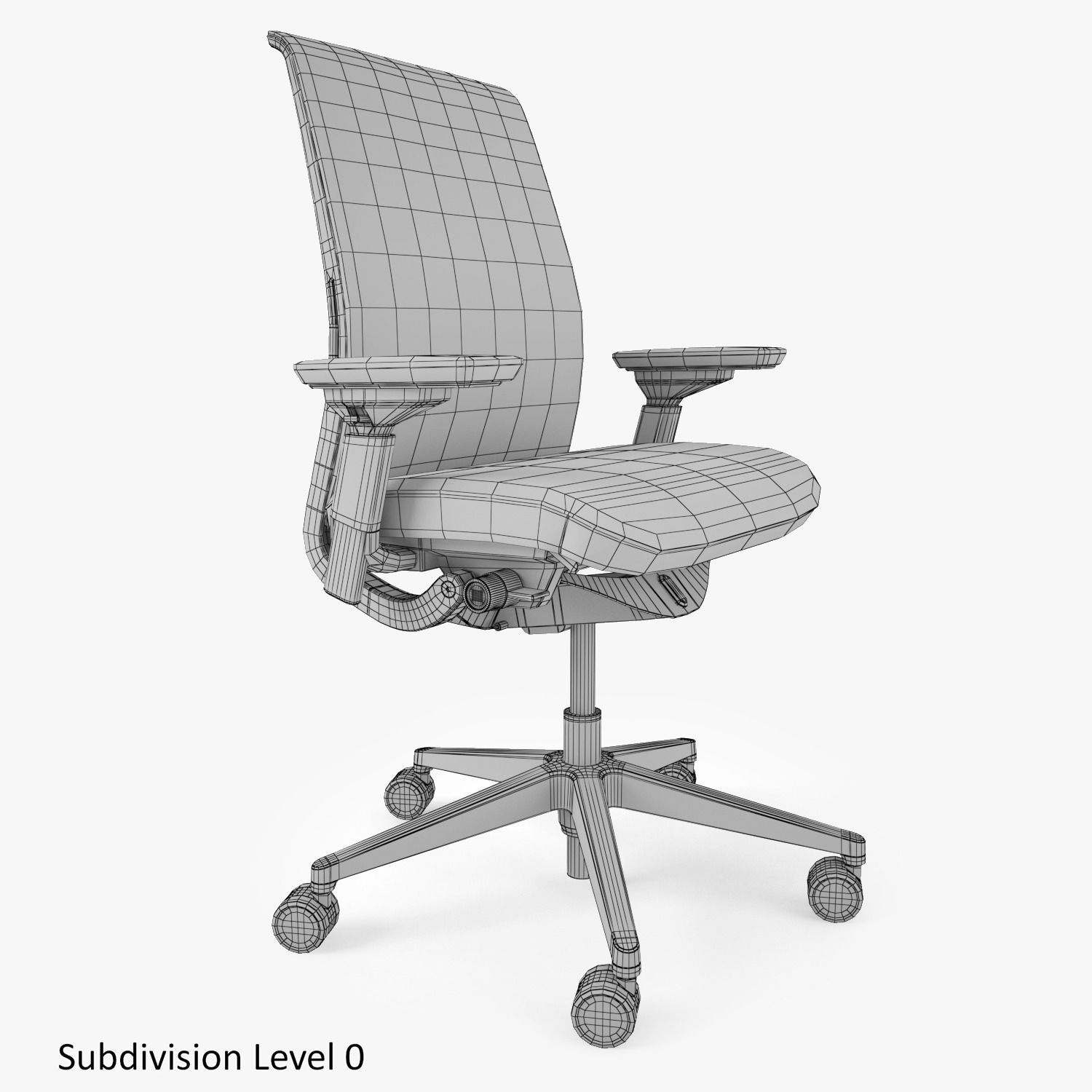 Steelcase Think Office Chair 3D model_14
