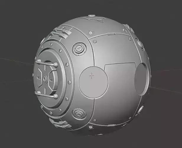 Robot Sphere  Free 3D model