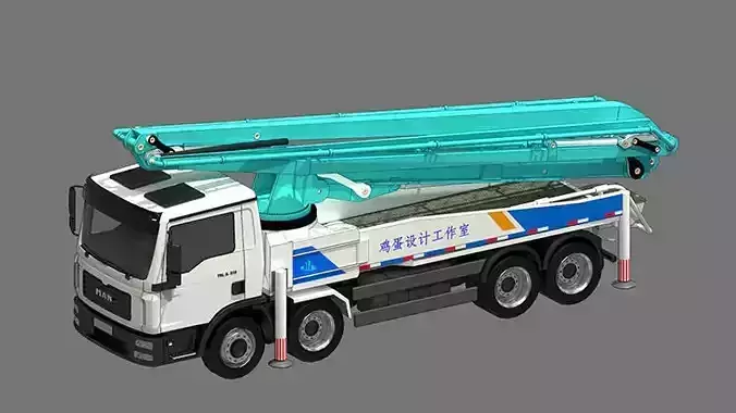 Pump Truck 3D model