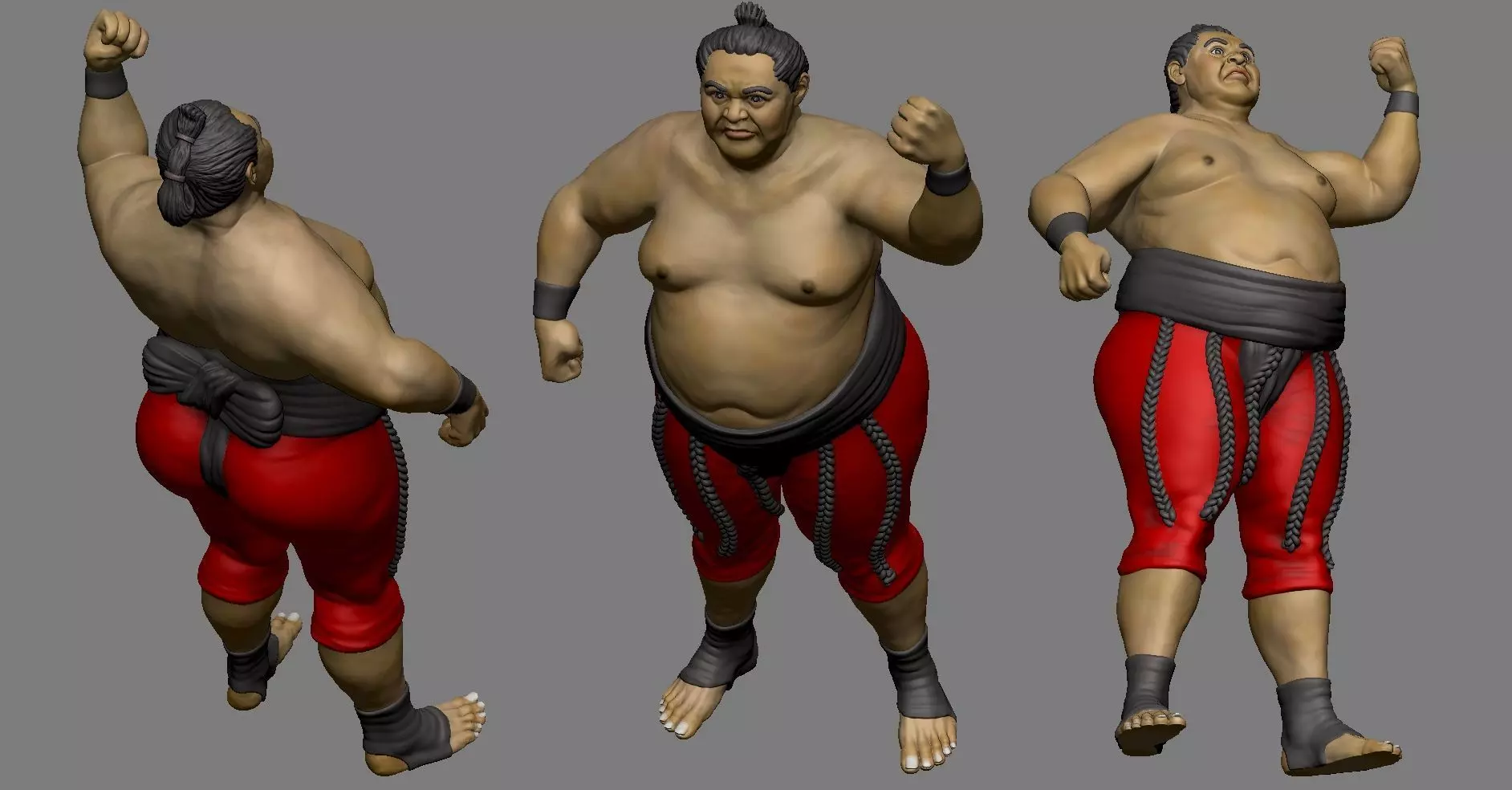 Fun WWE Pro Wrestling Figurine - Yokozuna 3D print model 3D print model