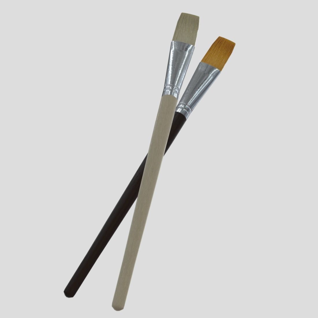 Paint Brush Low-poly 3D model_9