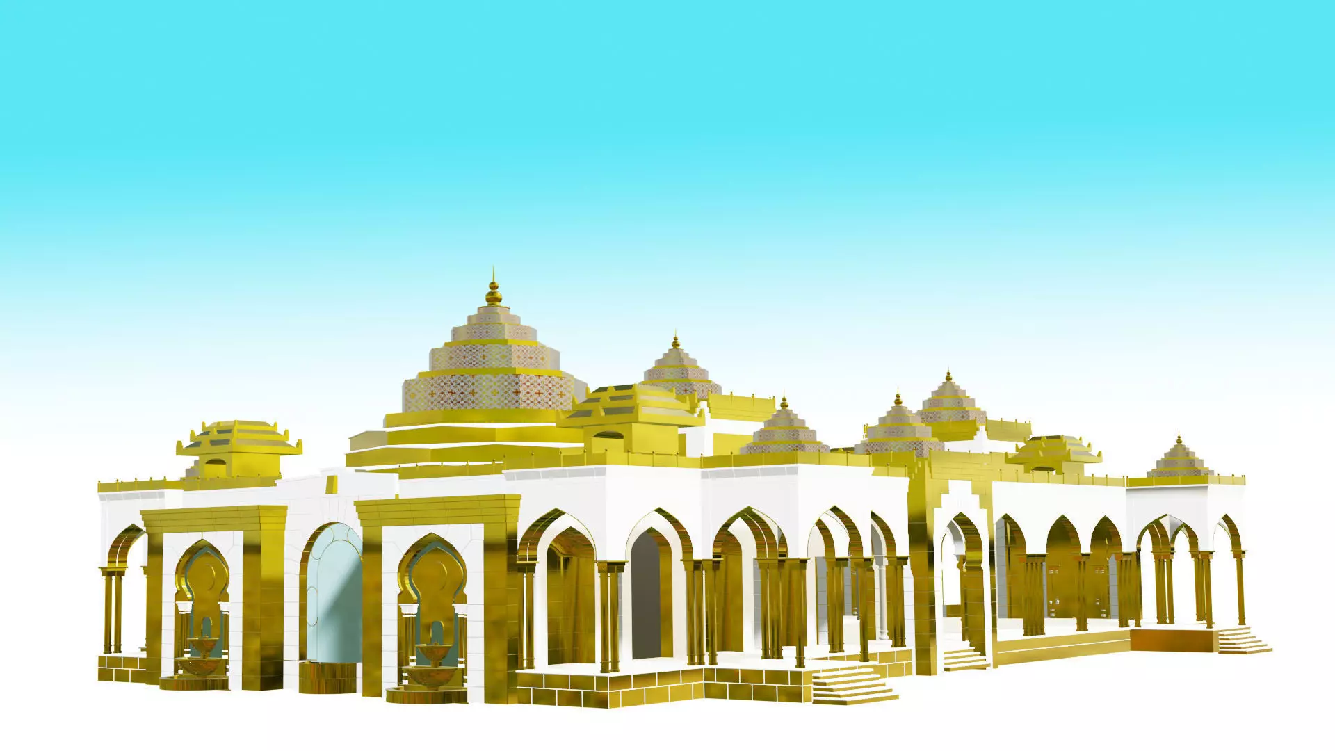 Luxury house 3 3D model_0