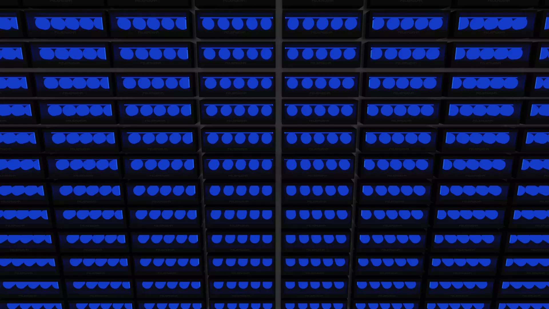 Frontblitzer ceiling of building with lights 3D model_0