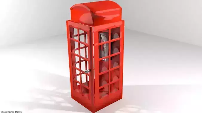 Phonebooth - Classic 3D model