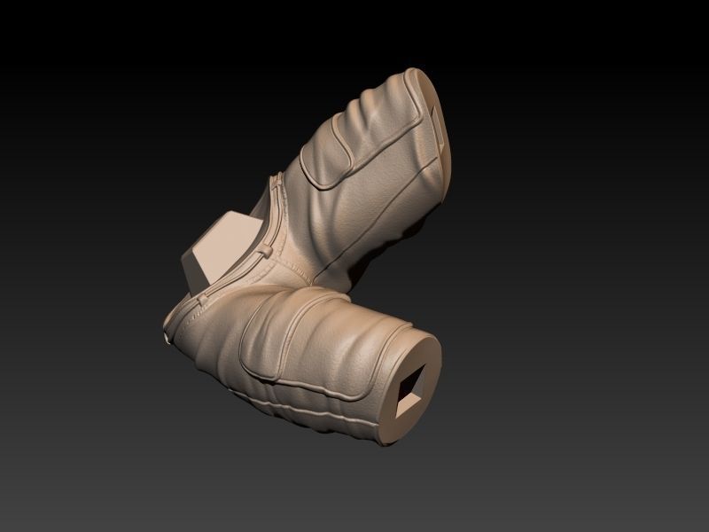 Star Wars Pin Up Sexy Rebel Pilot and Gonk Droid 3D print model_38