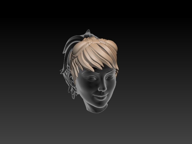 Star Wars Pin Up Sexy Rebel Pilot and Gonk Droid 3D print model_24