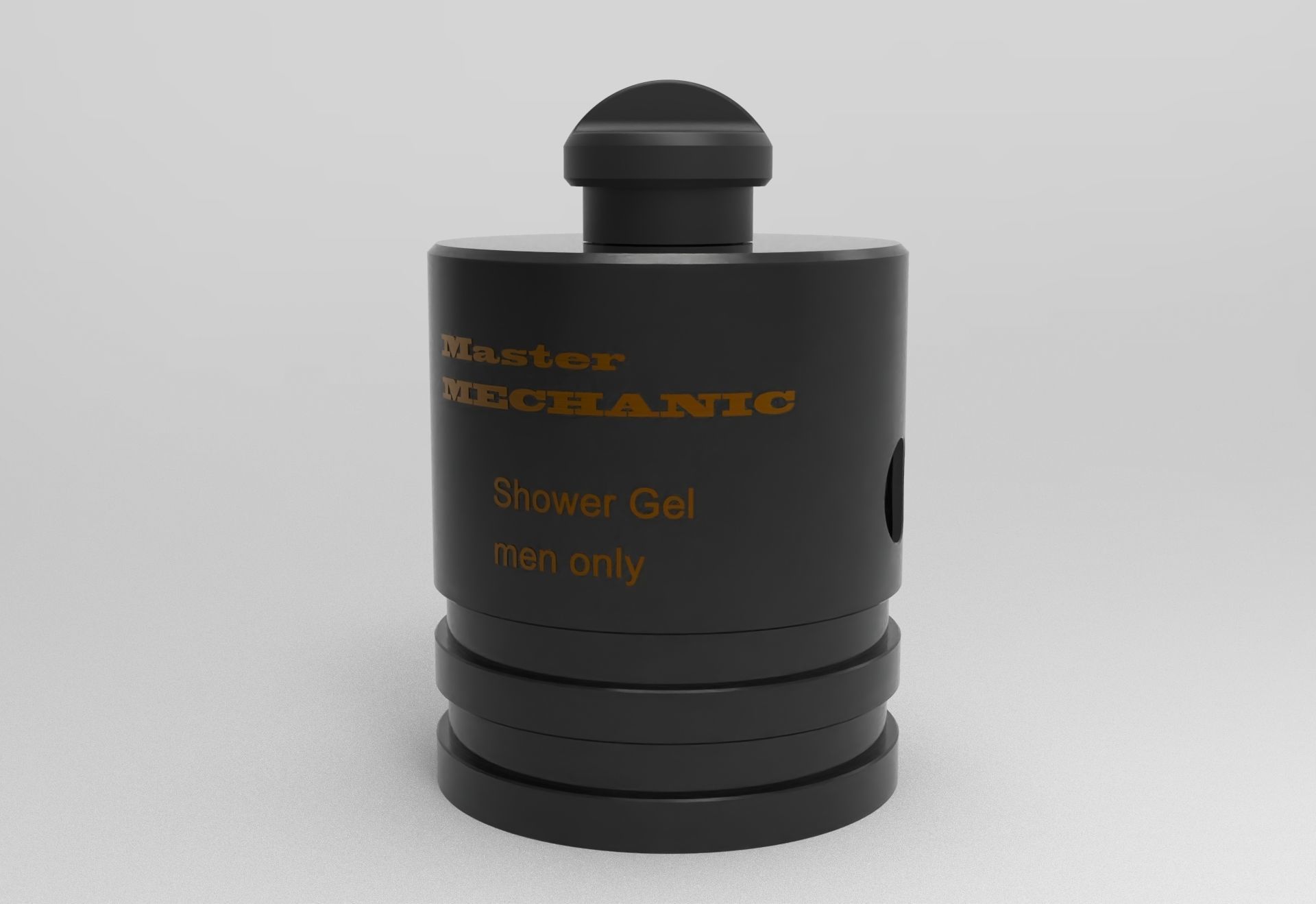 Master mechanic Shower gel 1l 3D print model_6