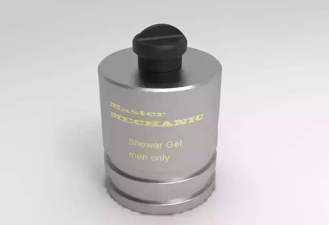 Master mechanic Shower gel 1l 3D print model