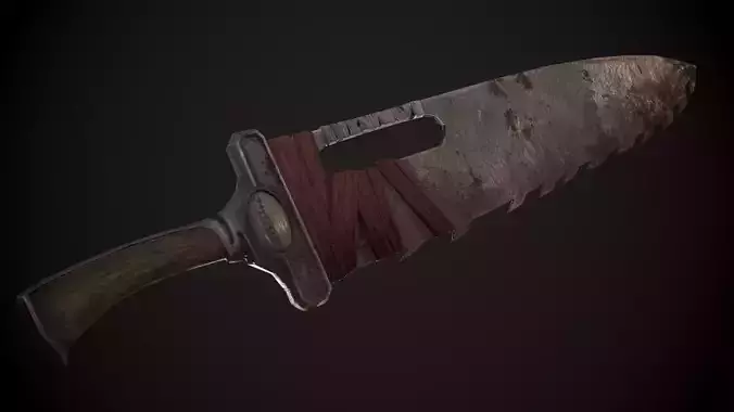 Saw-Cleaver knife