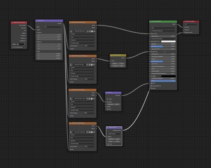 Metal Fence Low-poly 3D model_11