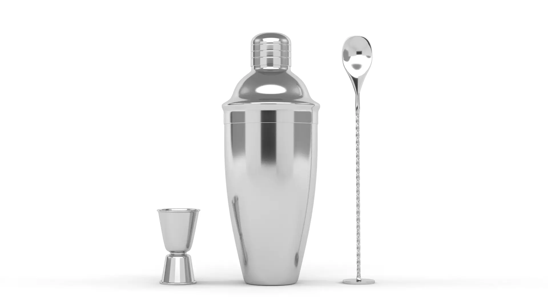 Cocktail Shaker 3D model_0