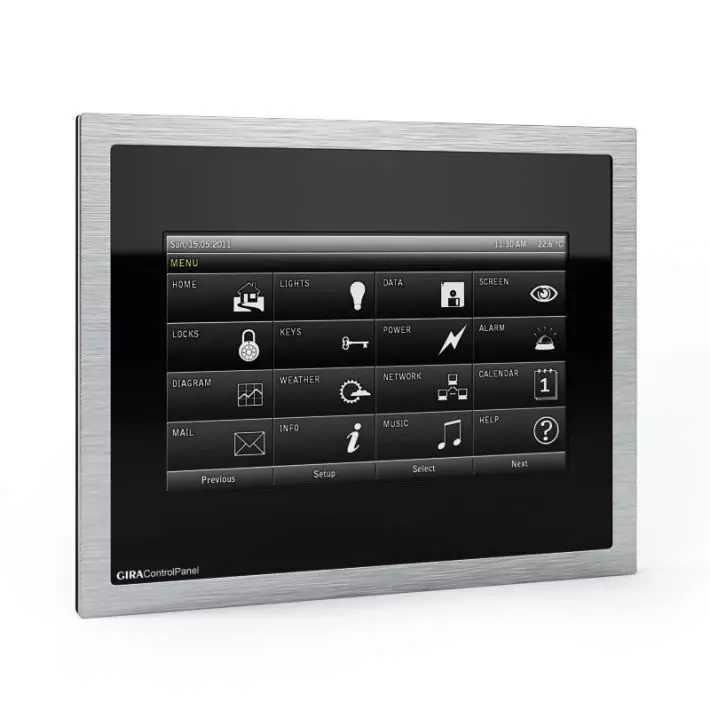 Control Panel For Home Automation System 3D model_0