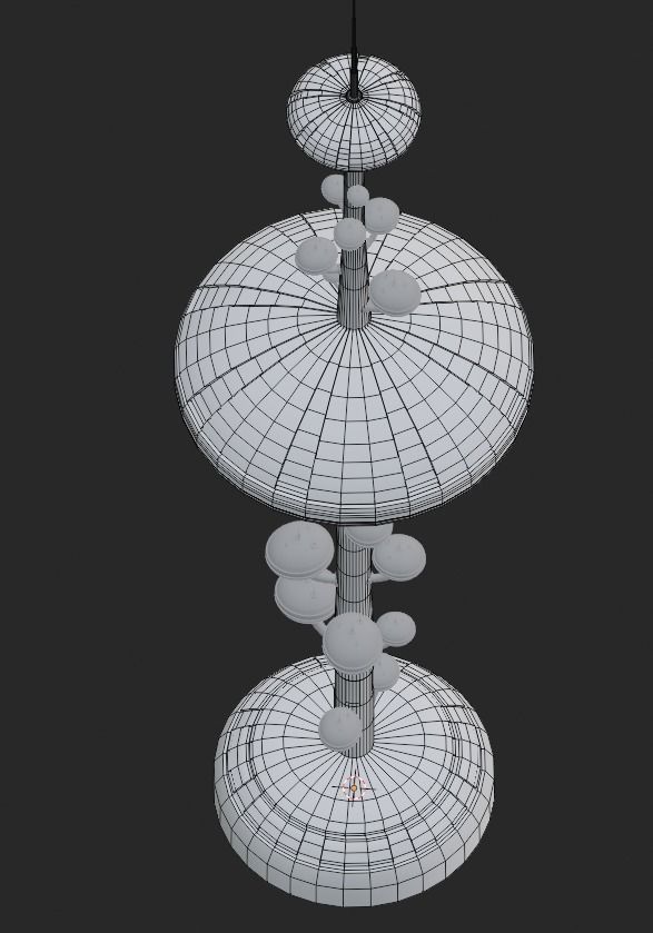 Sci-Fi Buildings Pack - 6 Buildings 3D model 3D model_23