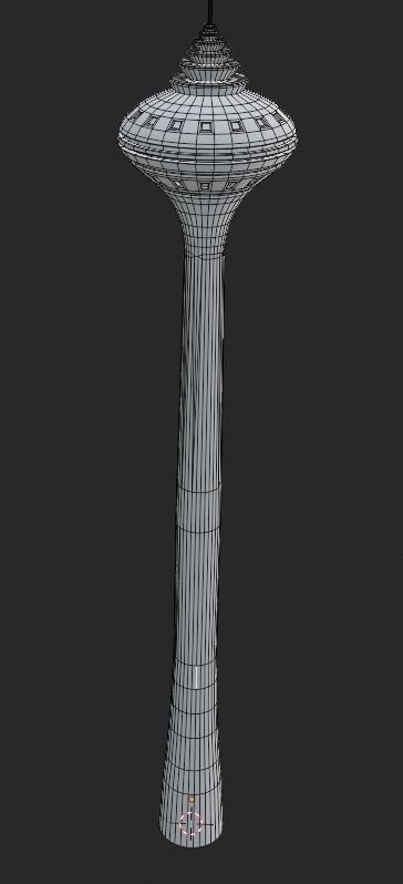 Sci-Fi Buildings Pack - 6 Buildings 3D model 3D model_20