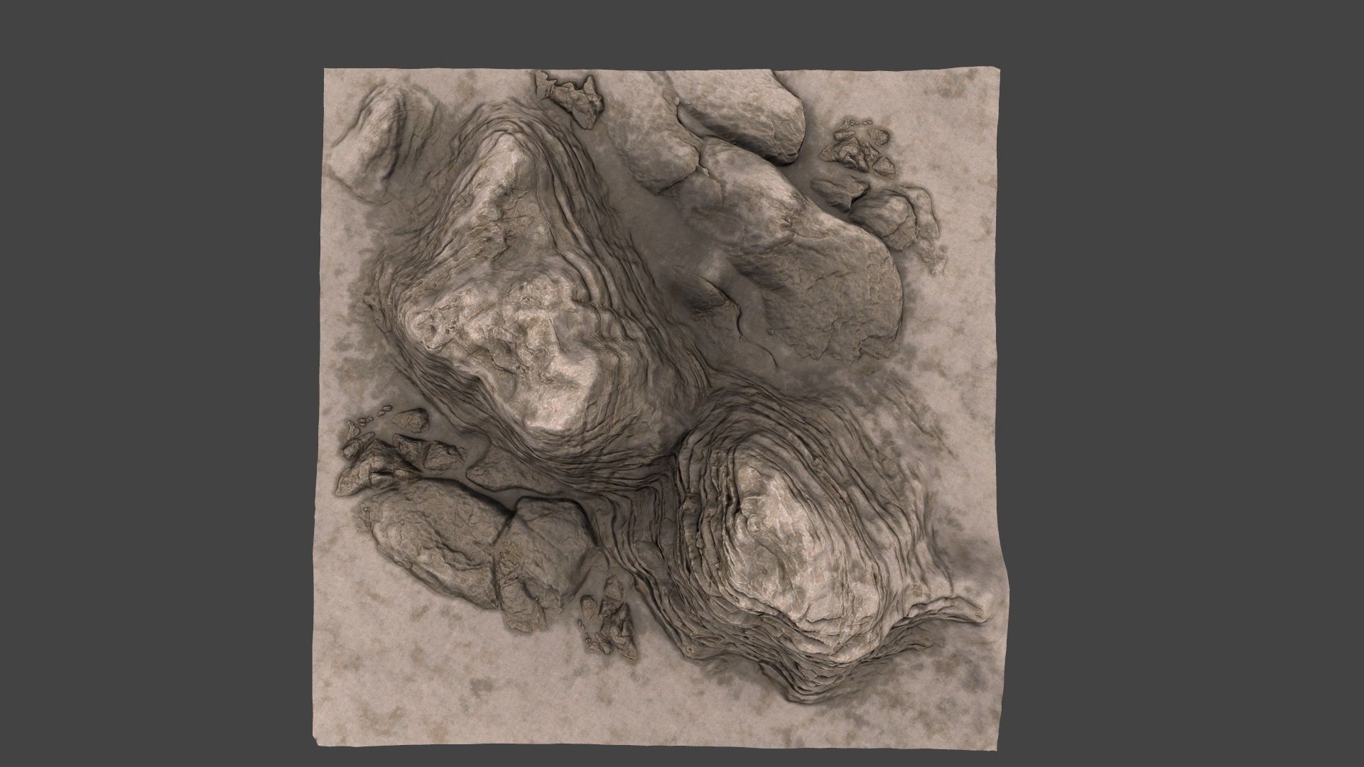 Rock formation 3D model_7