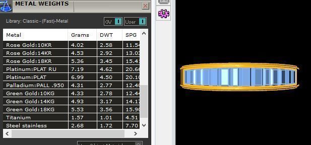 Baguette Stone Band  3D print model_9