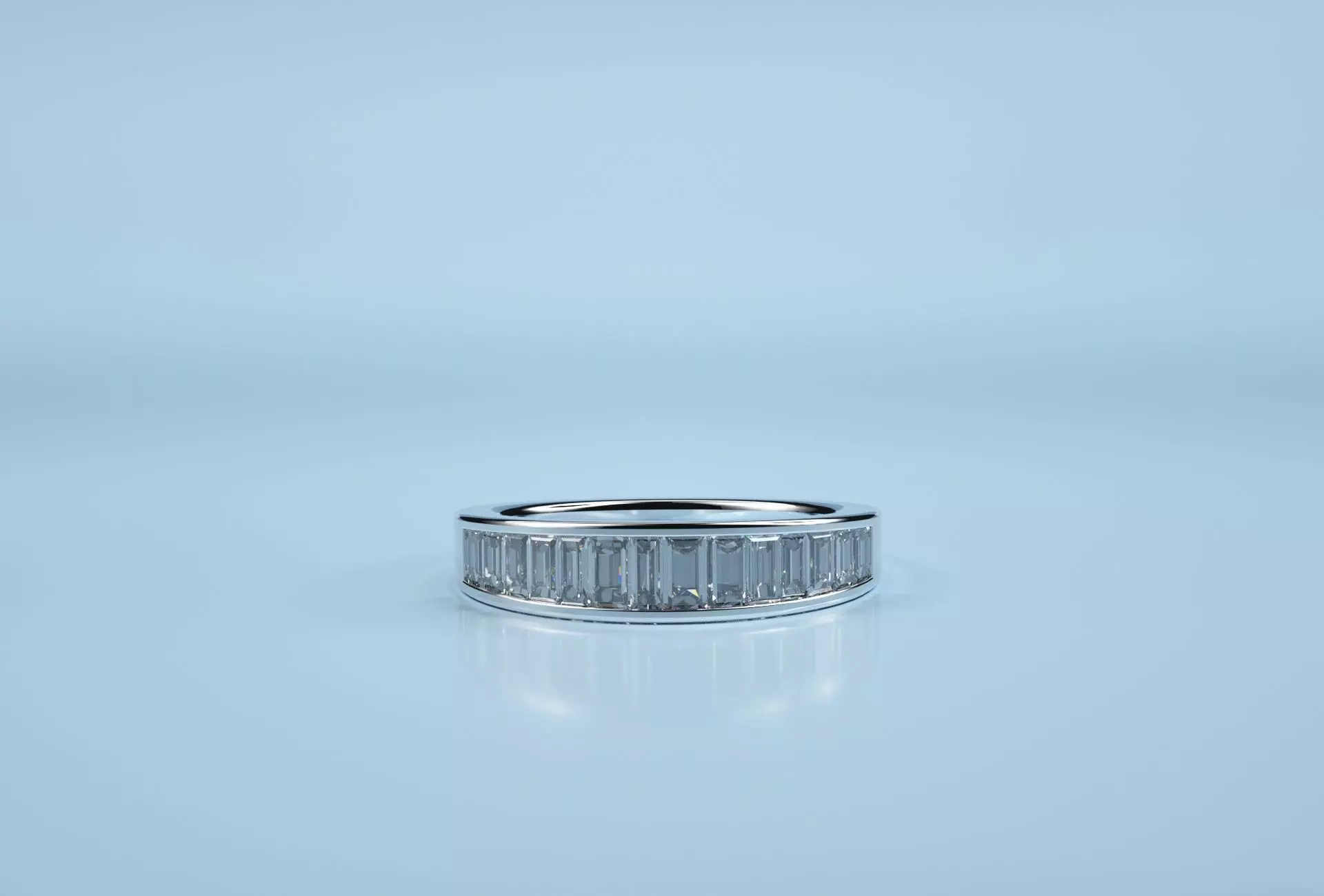 Baguette Stone Band  3D print model_0