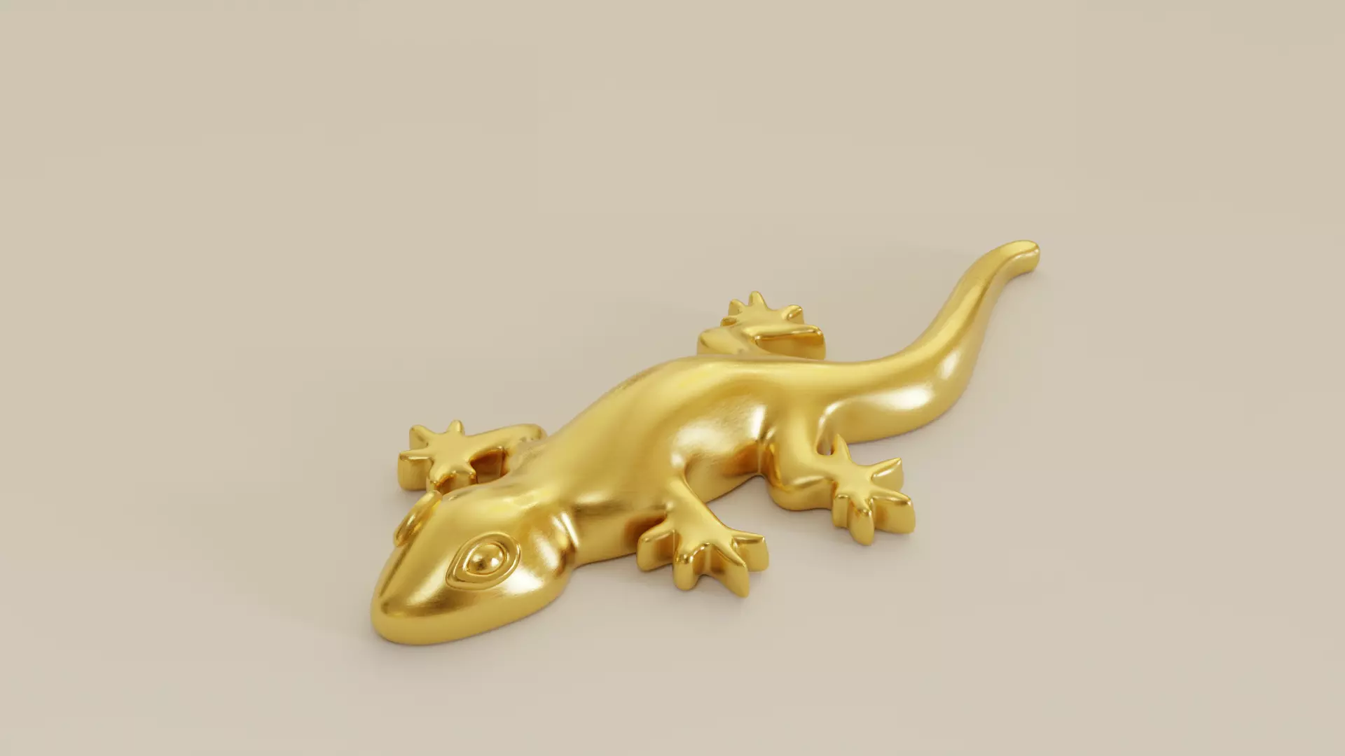 gecko lizard 3d model 3D print model