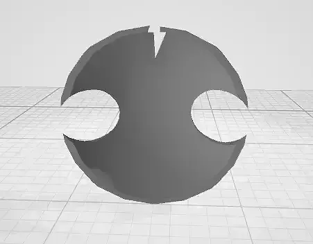 Cracked Egyptian Shield