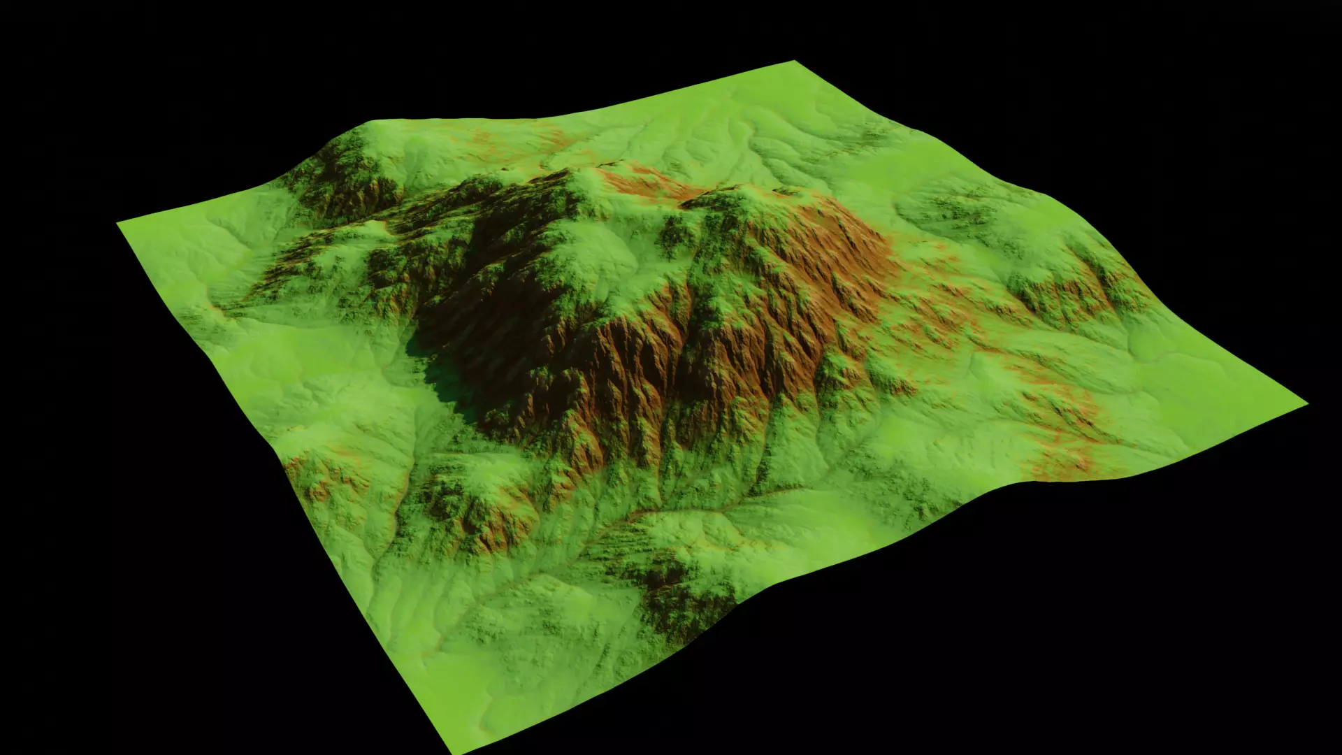 Hills 01 3D model_0