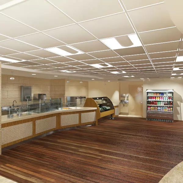 Hospital Cafe - Food Court 3D model