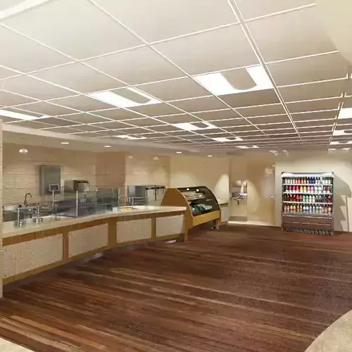 Hospital Cafe - Food Court 3D model