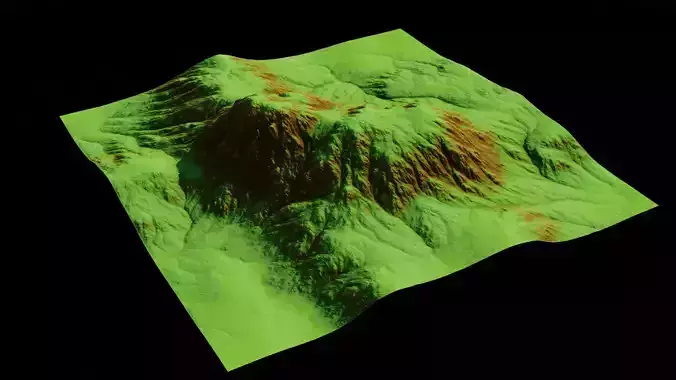 Hills 02 3D model