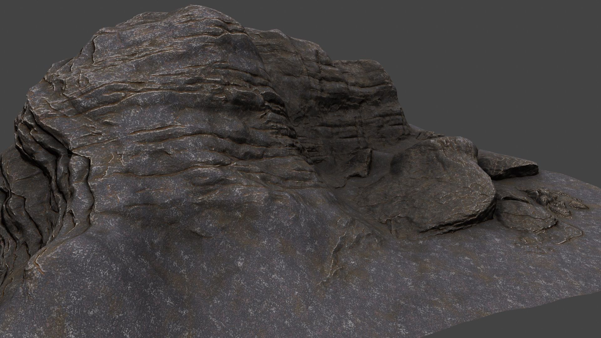 Rock formation 3D model_5