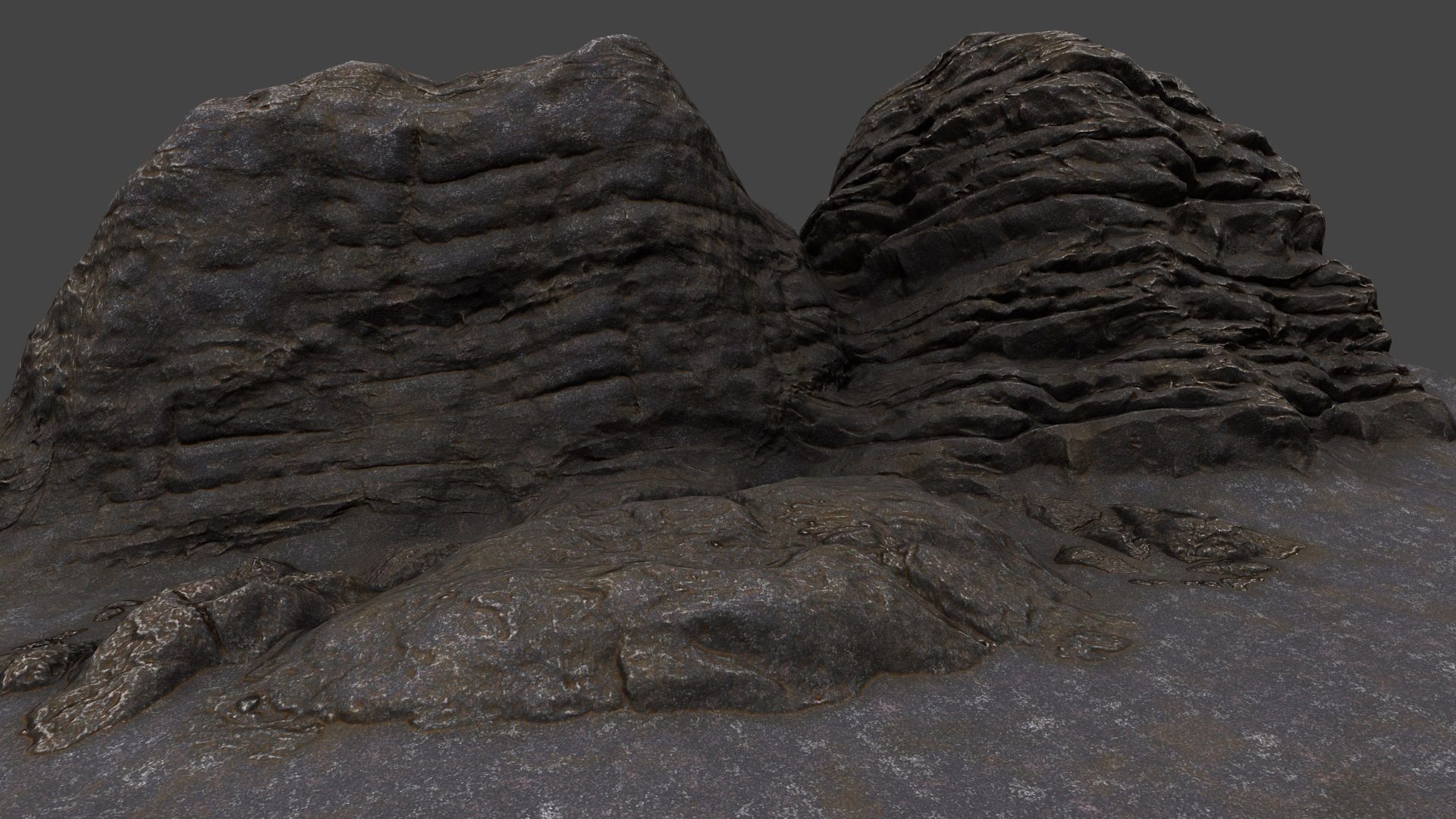 Rock formation 3D model_3