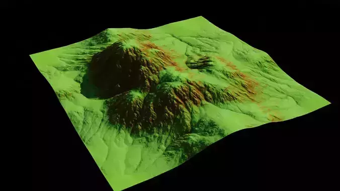 Hills 03 3D model Hills 03 3D model