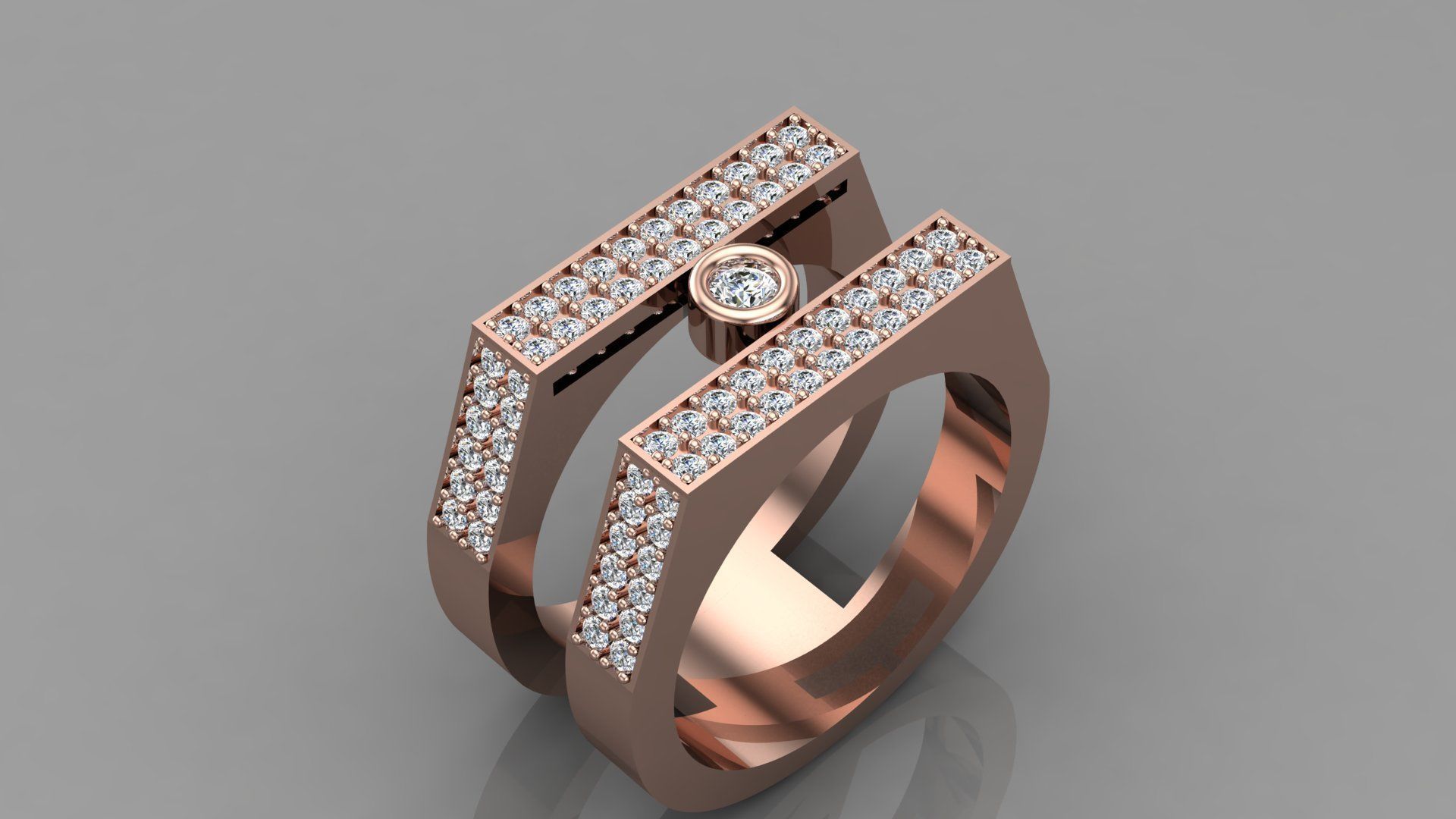 messika ring 3D model_5